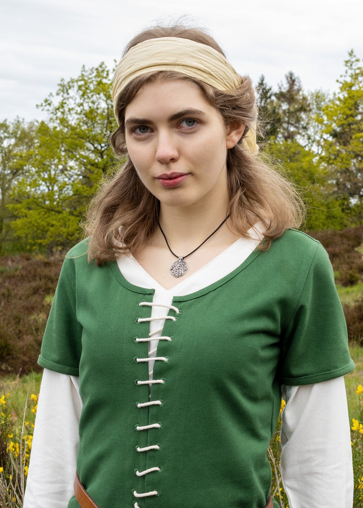 Cotehardie Odilia, green