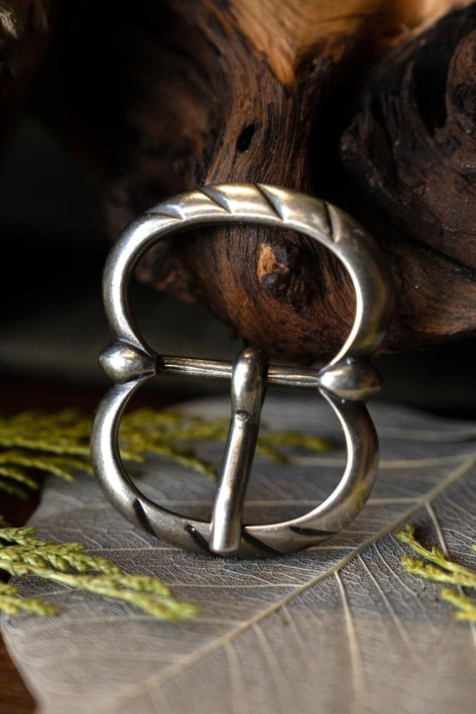 Late medieval buckle 2a, silver plated