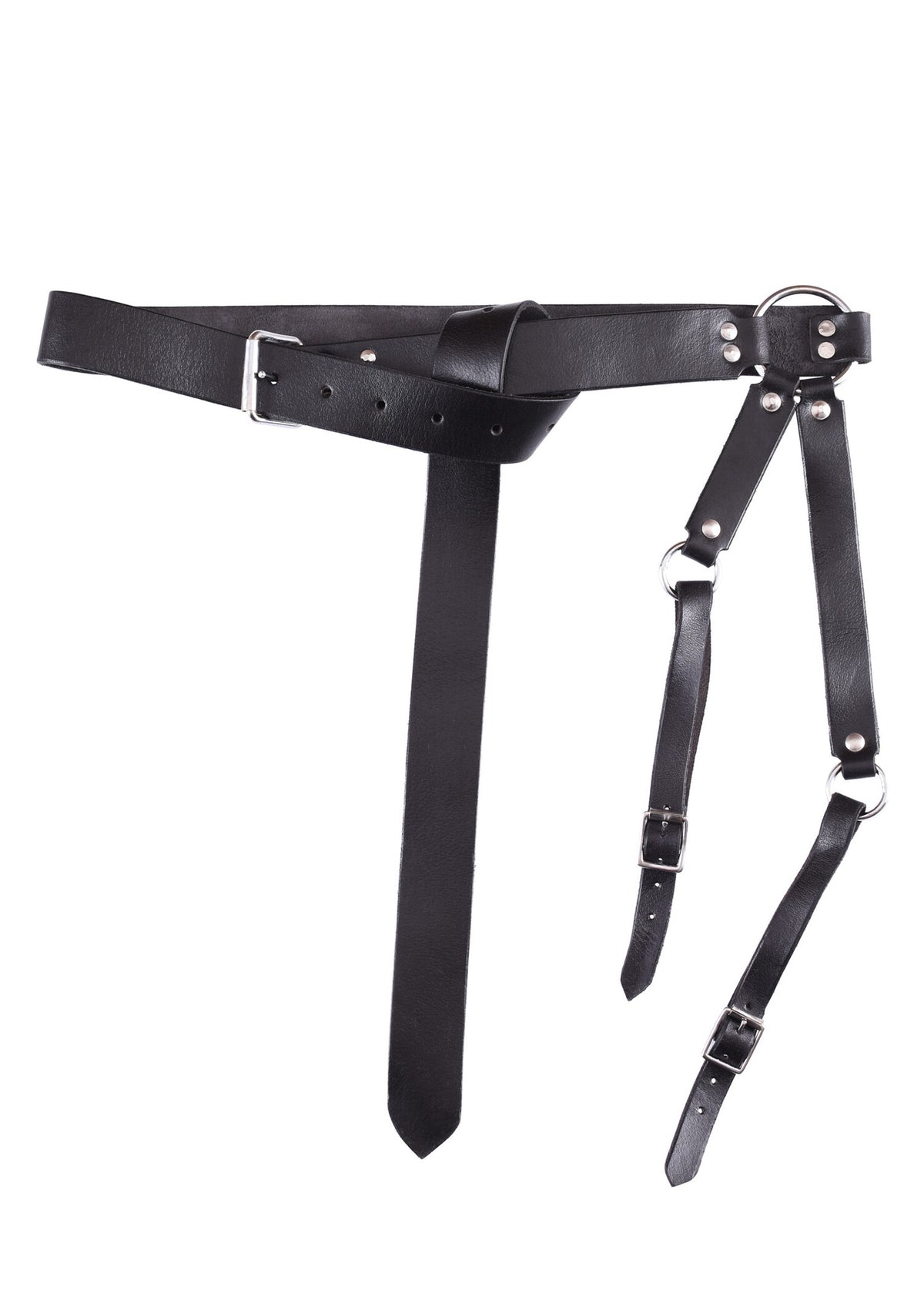 Traditionellt medeltida svärdsbälte