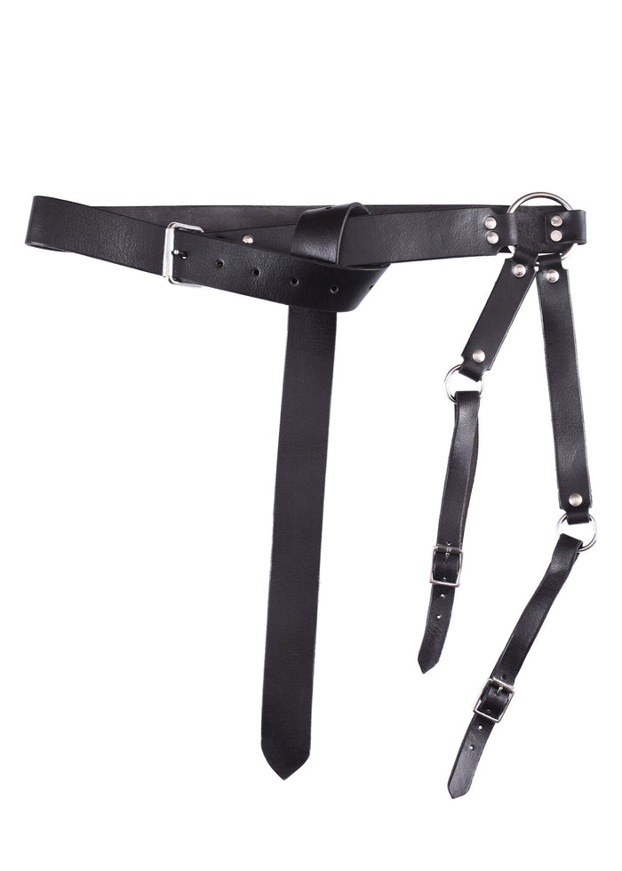 Traditionellt medeltida svärdsbälte