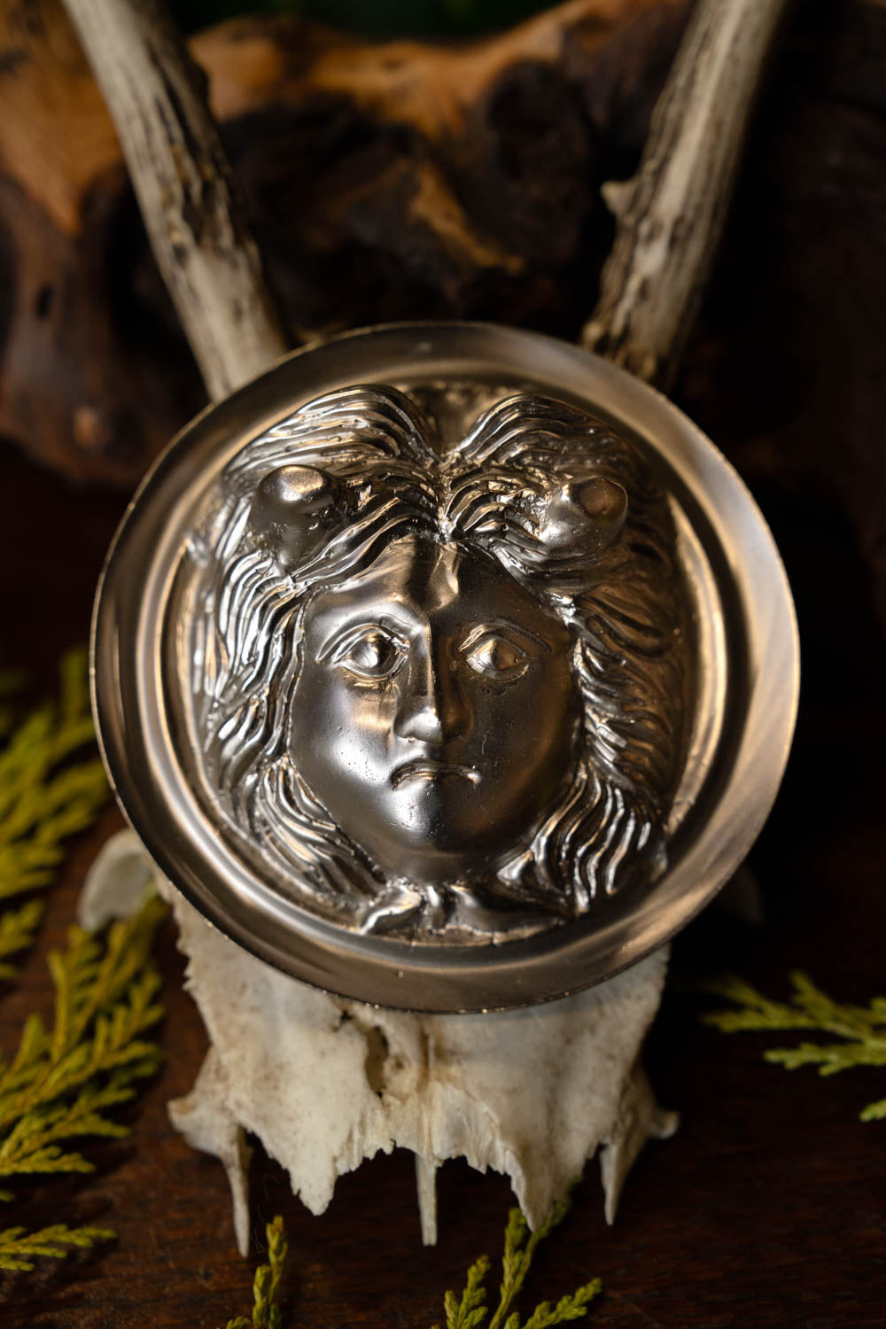 Large Roman phalera Medusa