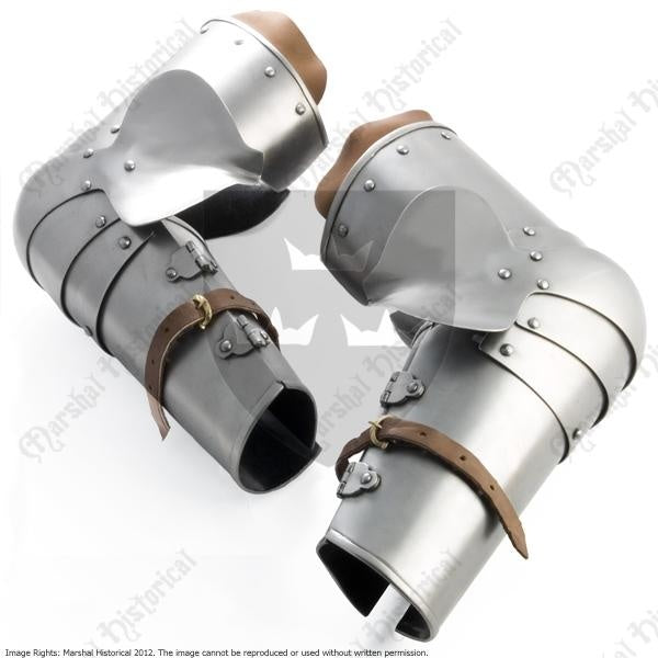 Vambraces 1390–1450 ‘S18’, arm armor, 1.6 mm