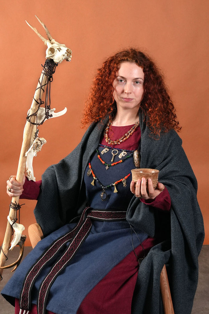 Suknia wisząca Frida, niebieska