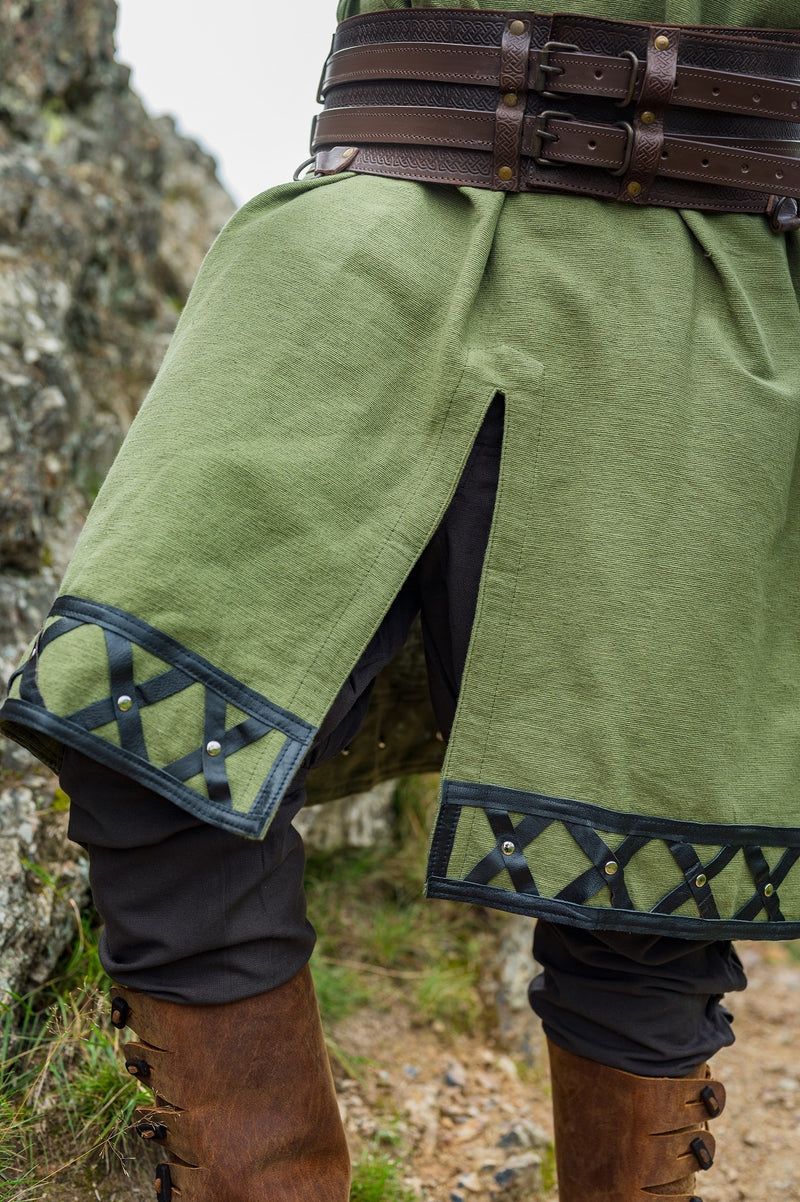 Tunique viking Farulfr, vert