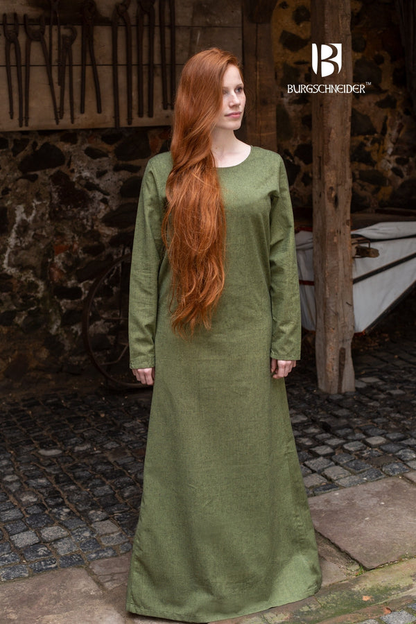 Middeleeuwse jurk Freya (groen)