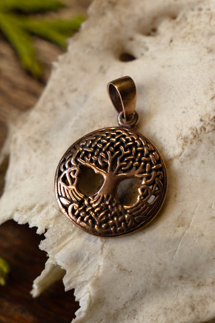 Geknoopte levensboom, brons