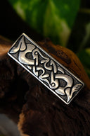 Alemannic belt fitting Niederstotzingen, silvered