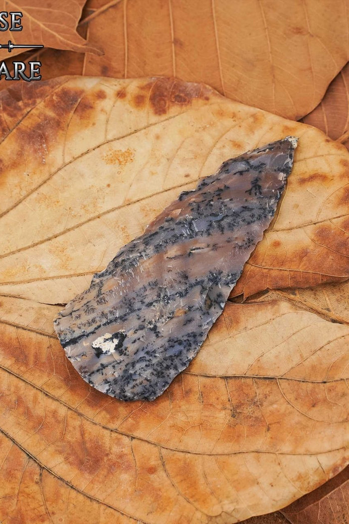 Cuchillo de sílex neolítico, afilado