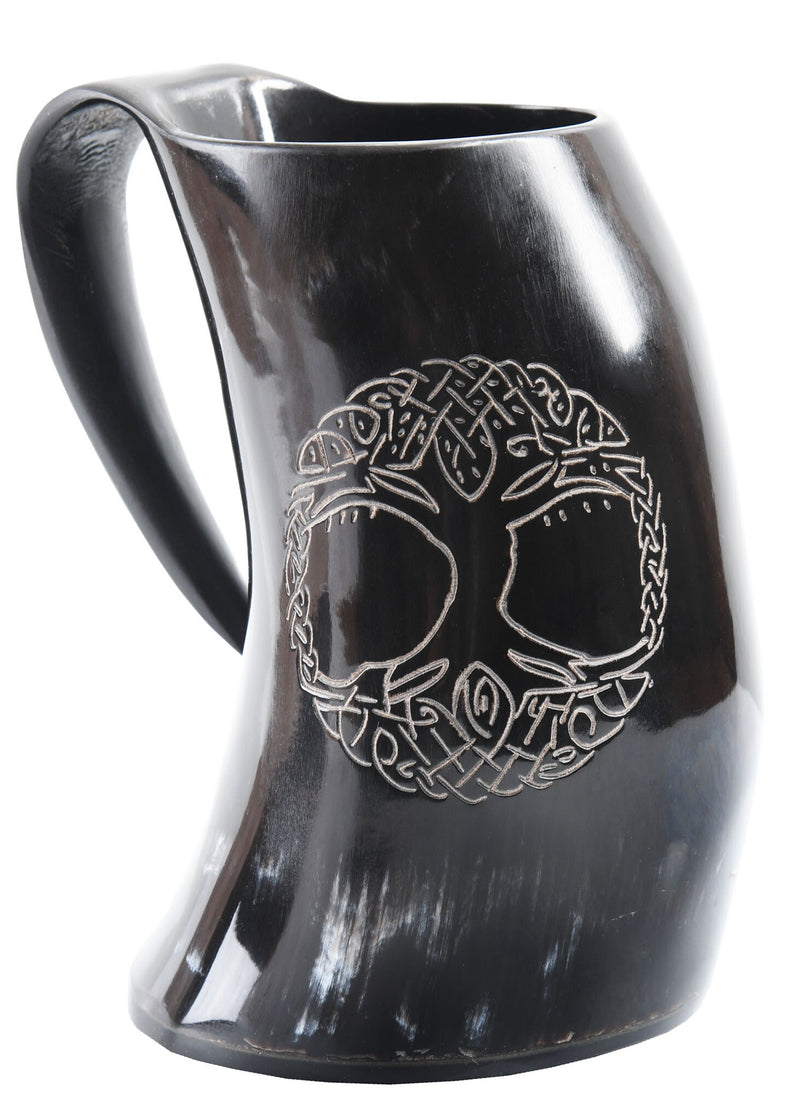 Rogowy kubek Yggdrasil, 650–1000 ml