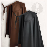 Mandilion, musketeer cloak Tilly, black