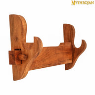 Supporto a parete in legno per spada