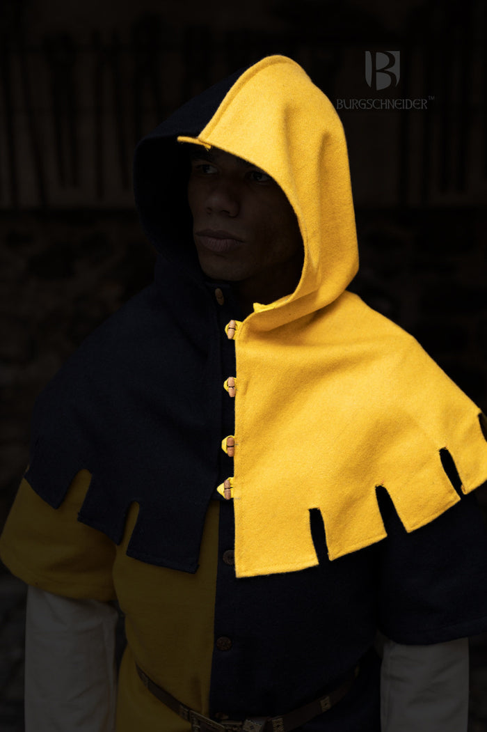 kaperon Dangereuse, vänster, gul, ullmix