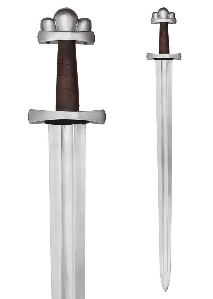 10th century Viking sword Petersen type S, semi sharp