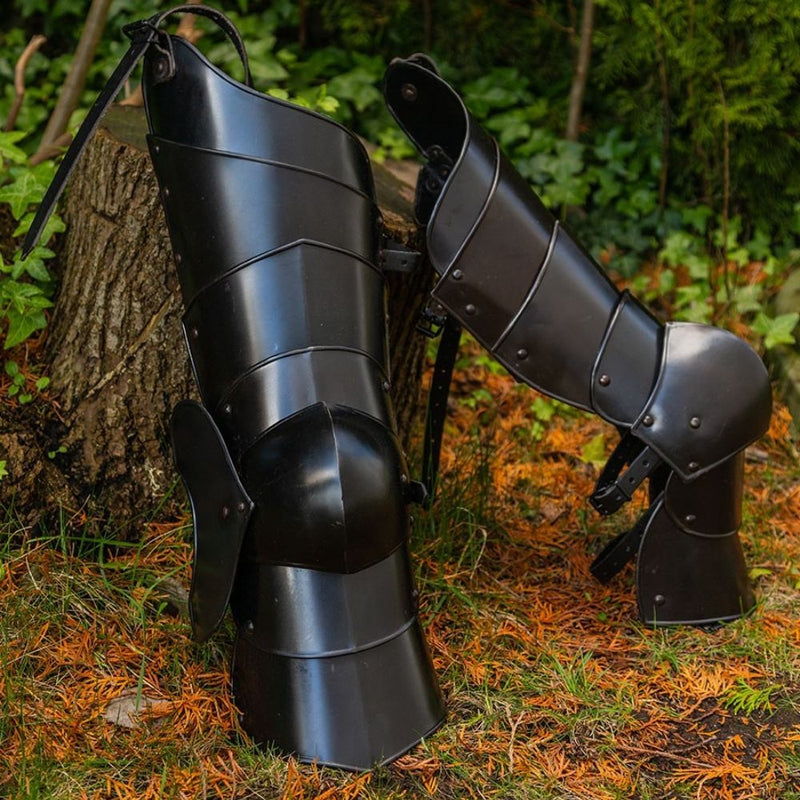 Beenpantser Markward, zwart, 1.2 mm