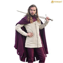 Capa Bockstenman del siglo XIV, lana, burdeos