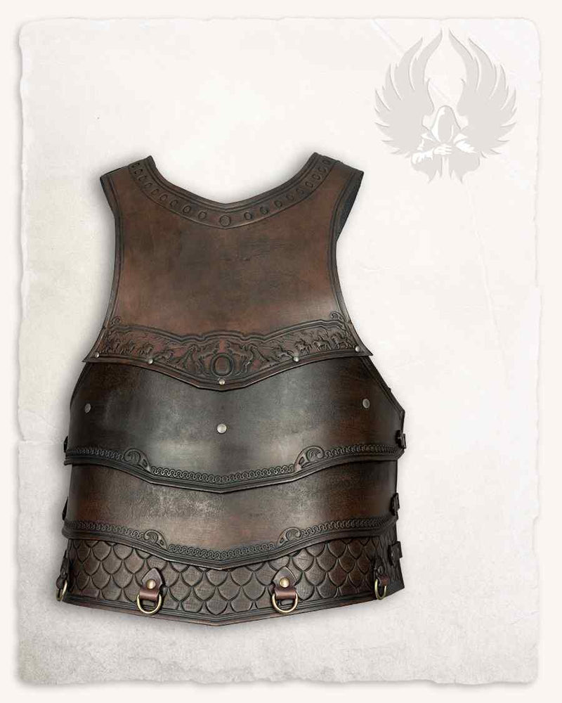 Leather cuirass Gawain, brown