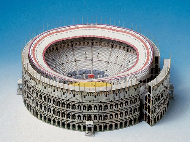 Model building kit Colosseum