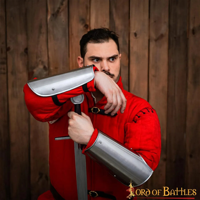 Włoskie karwasze XV-wieczne, ochraniacze przedramion, 1,2 mm