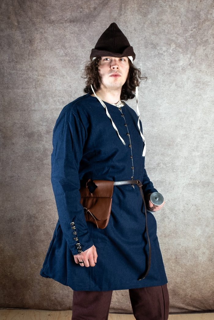 Cotehardie Rafael, ullmix, blå