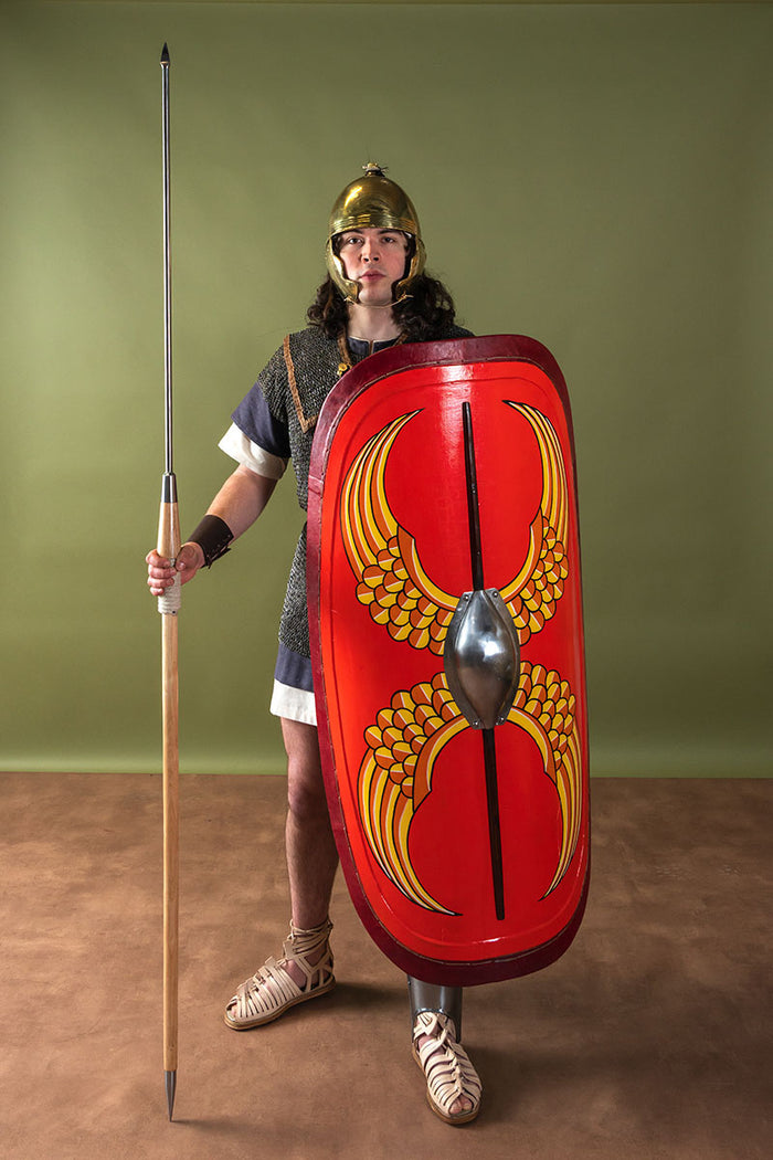 Imperial gallisk galea H, Augusta Vindelicorum, Weisenau, 1,3 mm