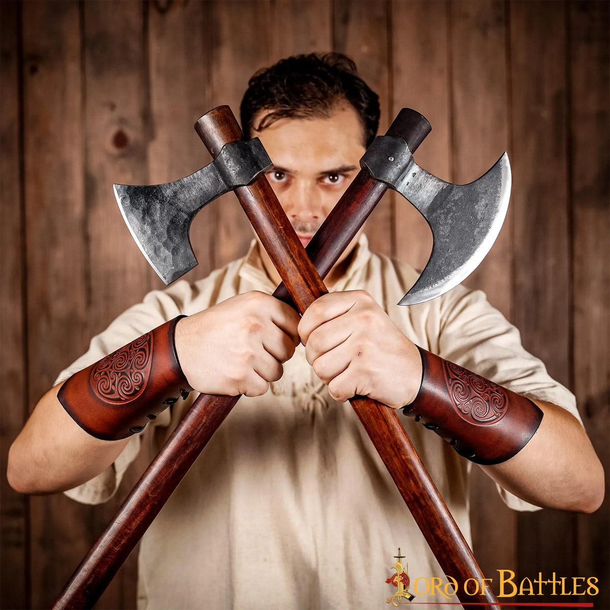 Leren bracers Ingalvur