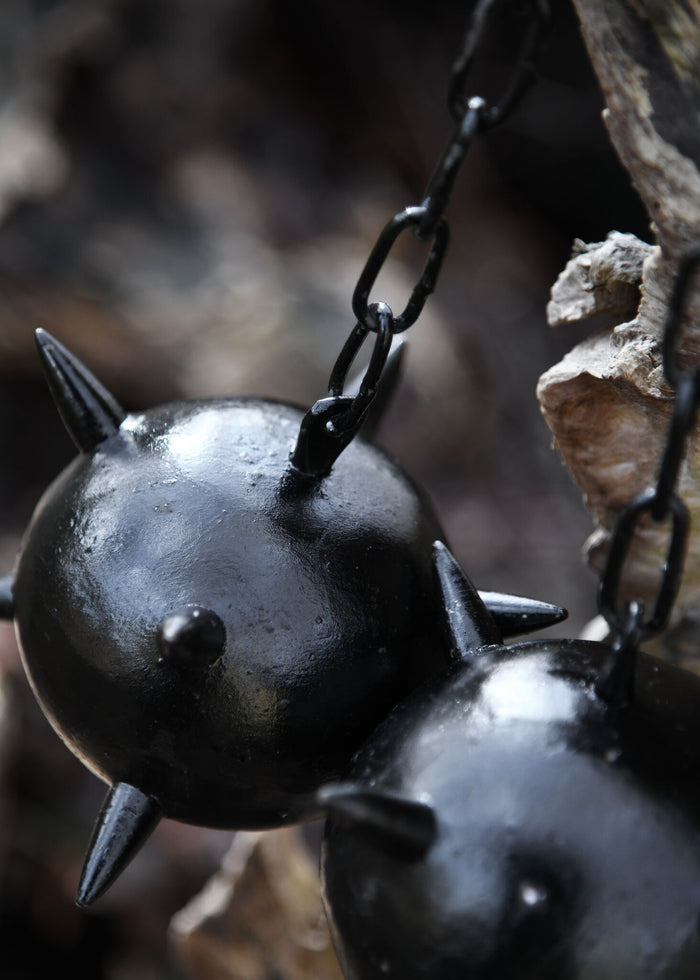 Stridsplejl med to kugler