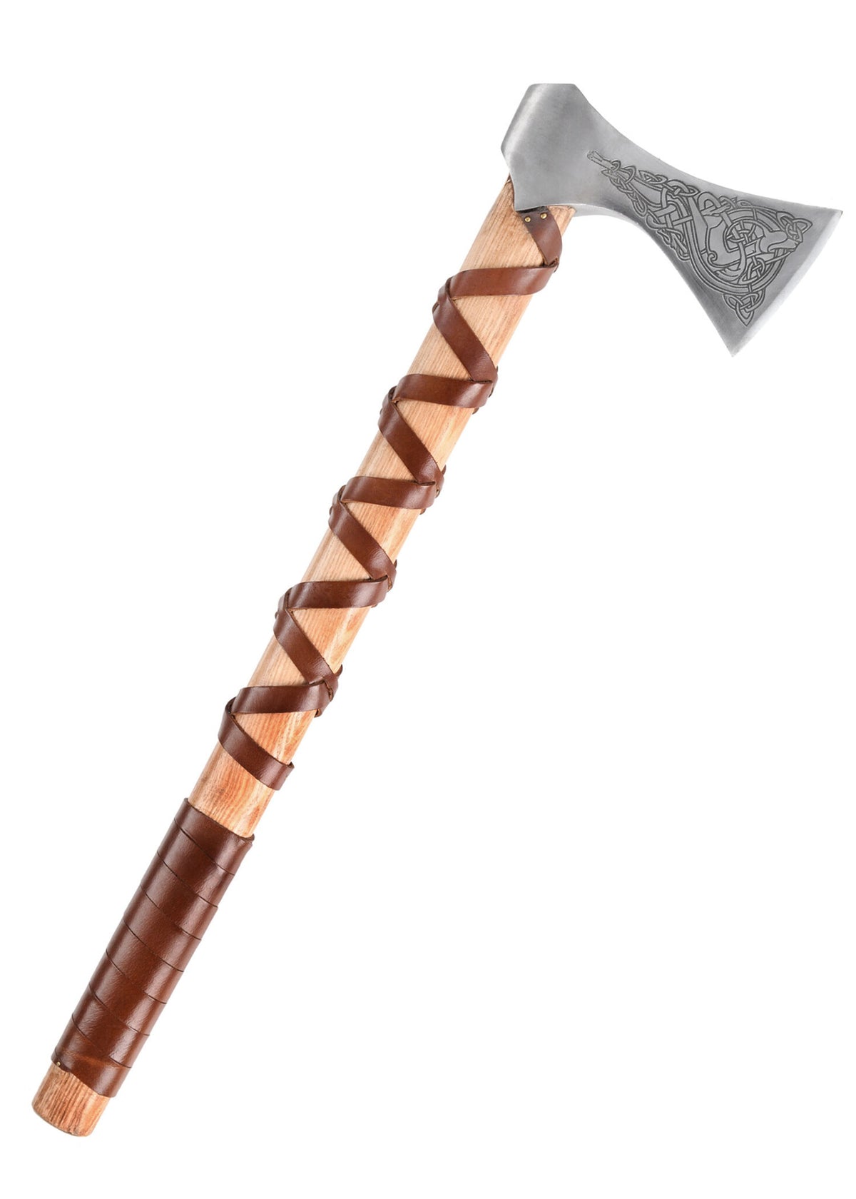 Vikingøkse, type K, graveret, halvsleben