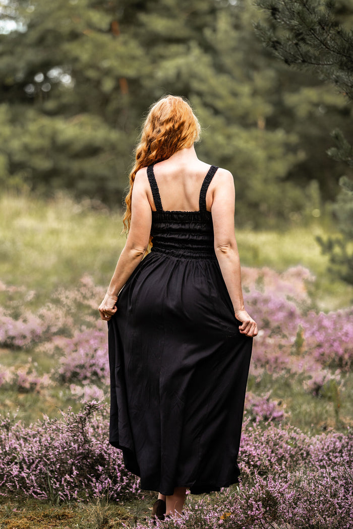 Vestido Aibell, preto