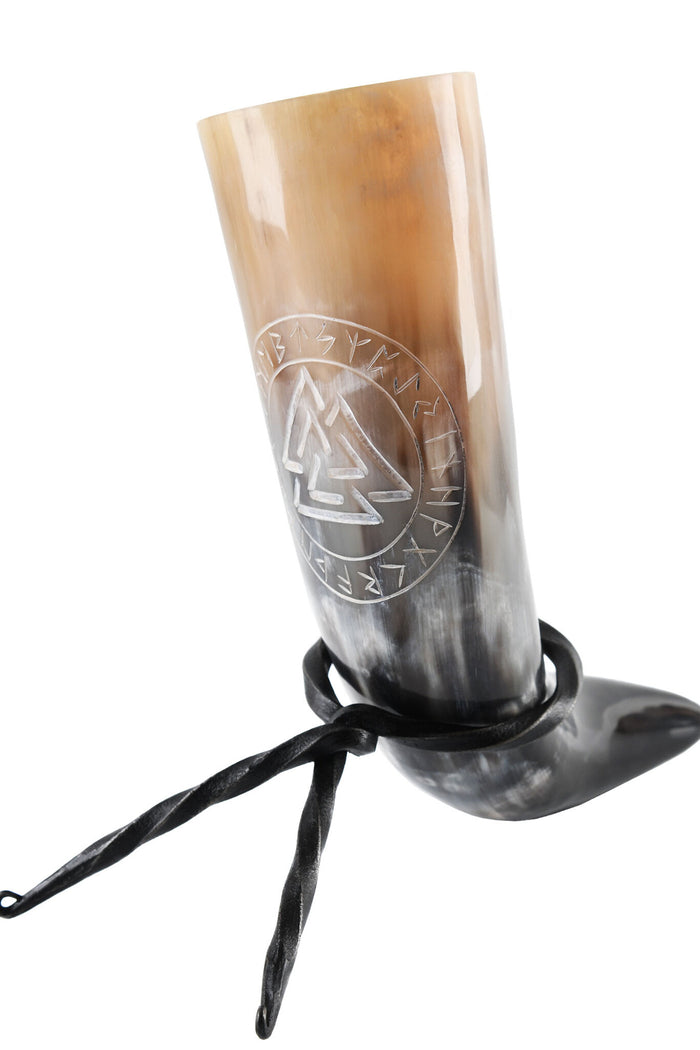 Drinking horn Valknut, 200-300 ml