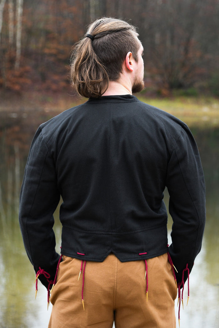 15th century arming doublet Bernhard, black