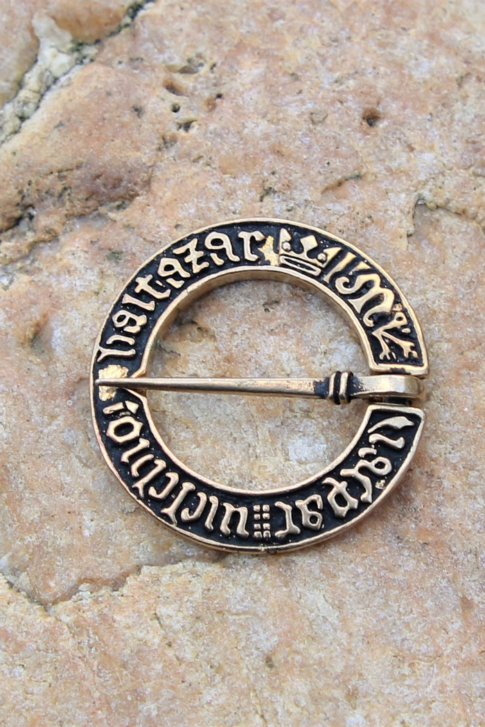 Medieval ring brooch, bronze