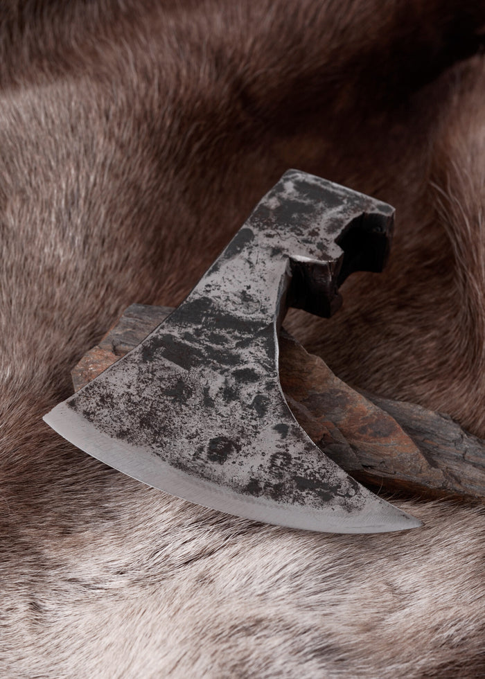 Viking baardbijlblad skeggox, 19 cm, type B, semi-scherp