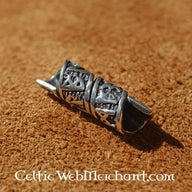 Bartperle mit Runenschrift, Sterlingsilber