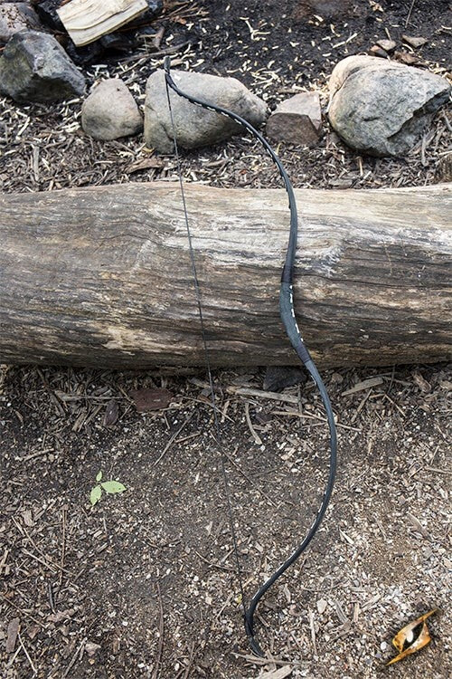 Recurvebogen, schwarz, 118 cm, 24–26 lbs