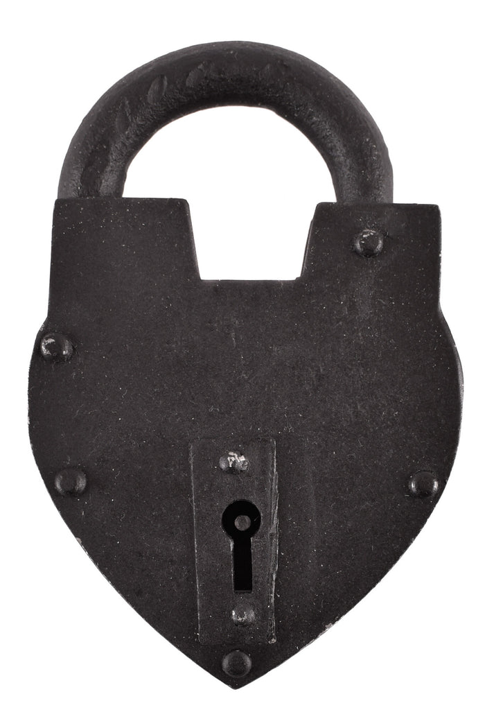 Historical heart-shaped padlock