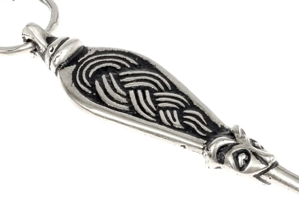 Vikingský uší Lyon Adelsö, postríbrenný bronz