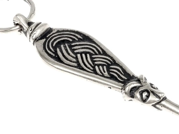 Vikingský uší Lyon Adelsö, postríbrenný bronz
