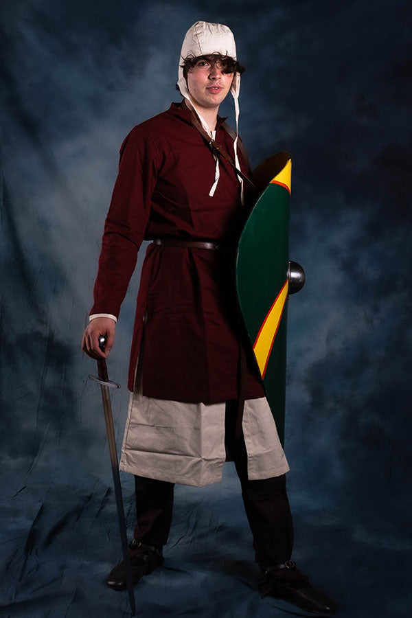 Tunic Lodin, red, wool mix