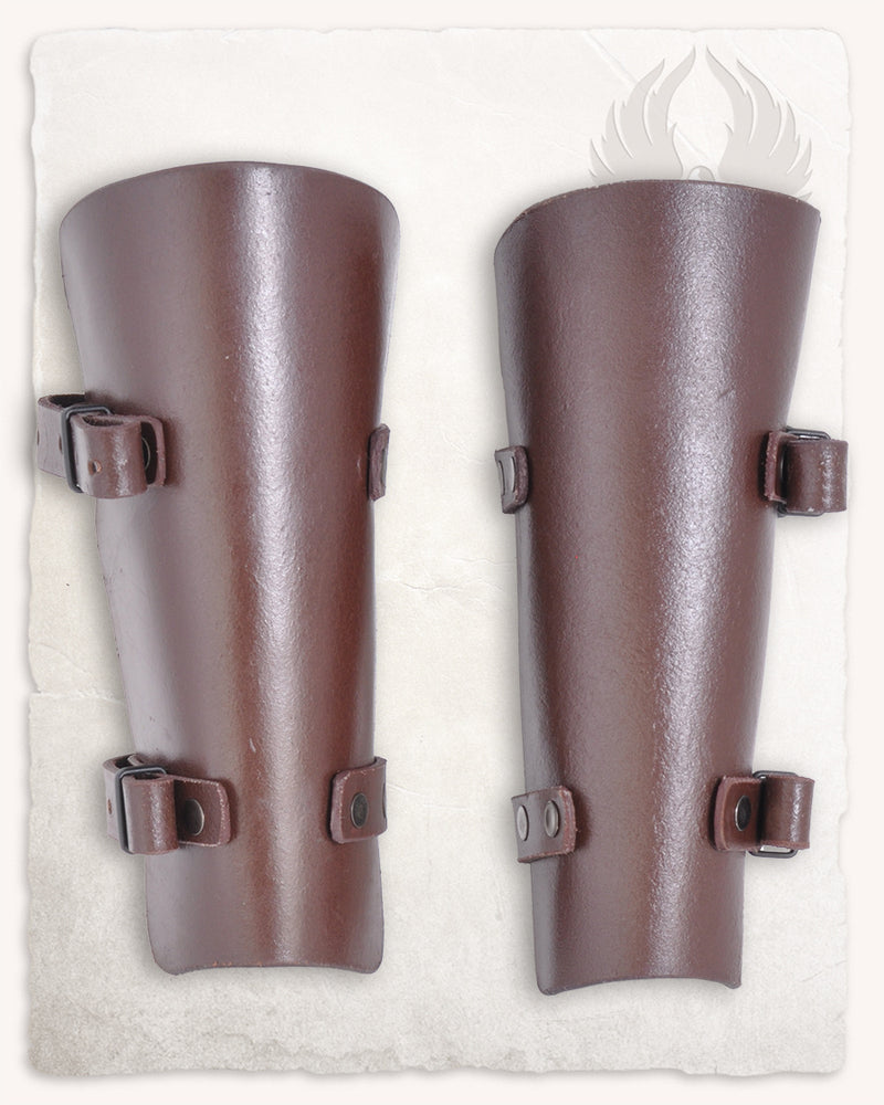 Felix Leder Armschienen, Unterarmschutz, braun