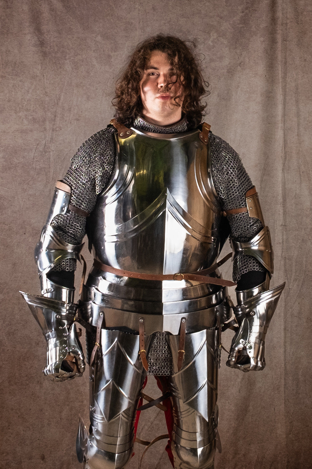 Vollständiger gotischer Kürass, 1,2 mm