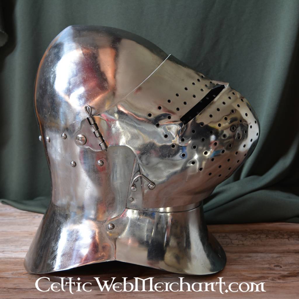 Grote bascinet (1400-1450), 2 mm (battle-ready)