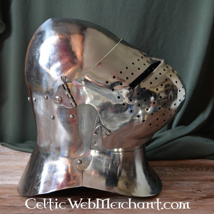 Grote bascinet (1400-1450), 2 mm (battle-ready)