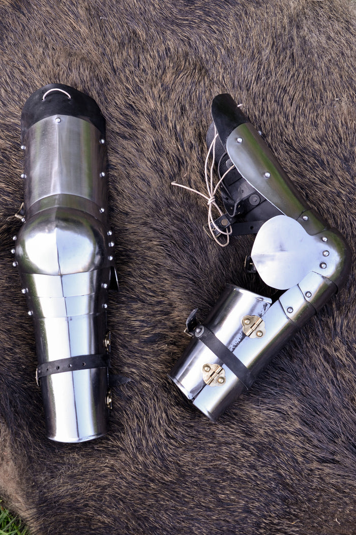 15th century vambraces, arm armor, 1.6 mm