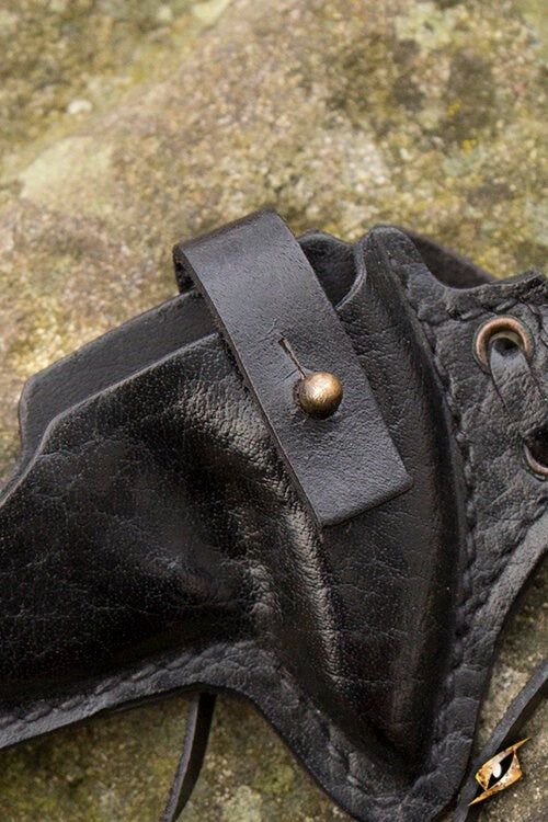 LARP shuriken, med hållare, svart