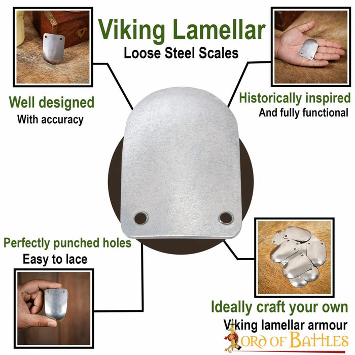 Early Medieval scale armor, 100x