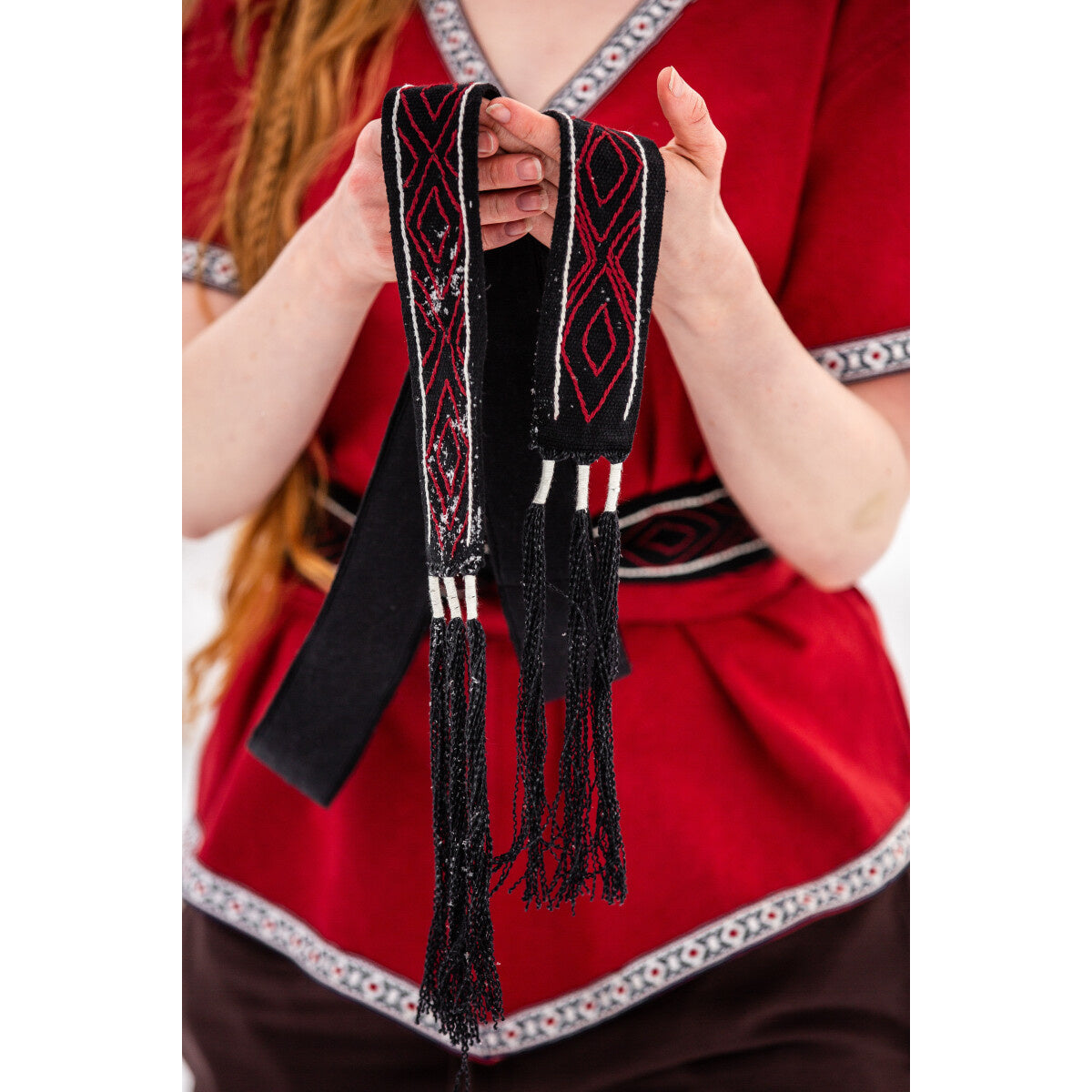 Wikiński pas Caja, czarny, 235 cm