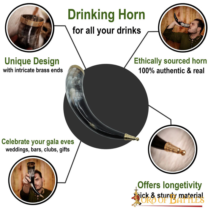 Viking drinking horn Heimdall, 300-500 ml