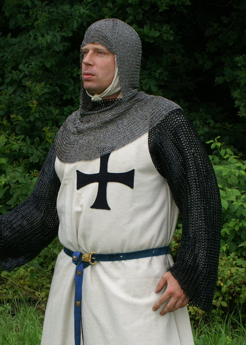 Historisk teutoneroverkjortel, creme
