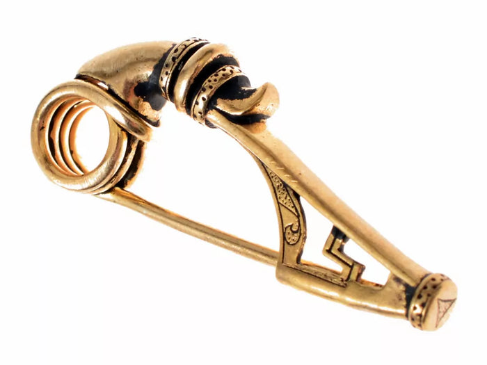 Keltisk broche, Birdlip-type, 1. årh. e.Kr., bronze