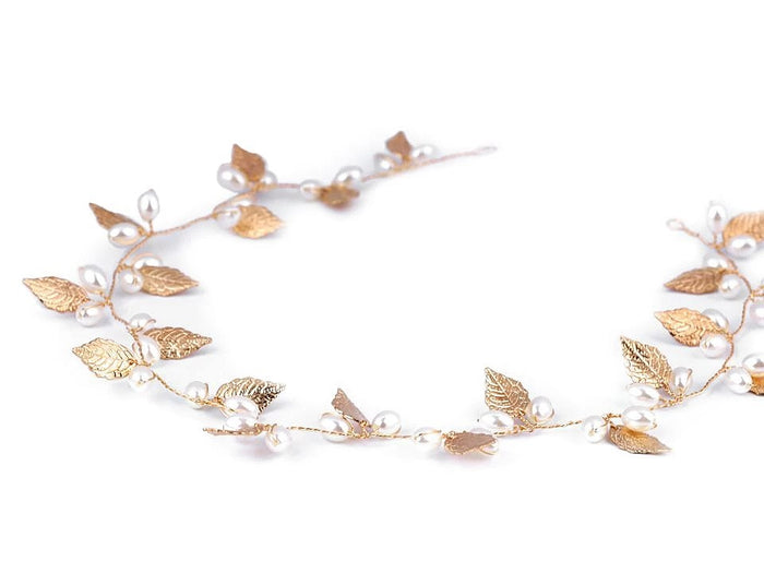 Diadema com folhas